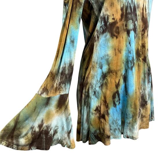 Vintage R. Rouge USA Fairy Hippie Boho Long Sleeve Long Sleeve Top - Picture 4 of 13